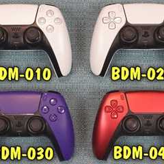 DualSense Revision Comparison: BDM-010 vs 020 vs 030 vs 040 | PS5 Controller Versions