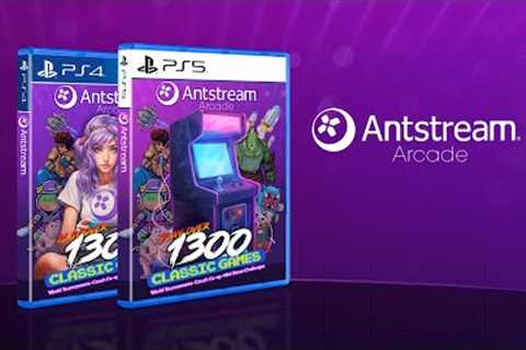 Antstream Arcade on PS4/5 NOW! Over 1300 retro games on console