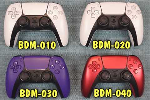 DualSense Revision Comparison: BDM-010 vs 020 vs 030 vs 040 | PS5 Controller Versions