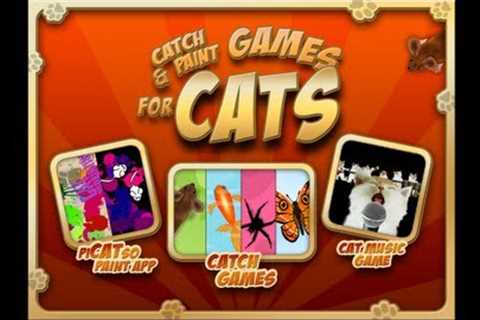 Catch & Paint Games for Cats - cat iPad game demo