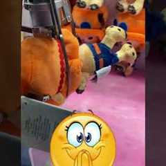Chopper Plush WIN FIRST TRY From a Claw Machine at the ARCADE #claw #arcade